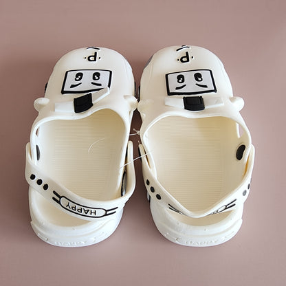 Car PVC Slippers [White]