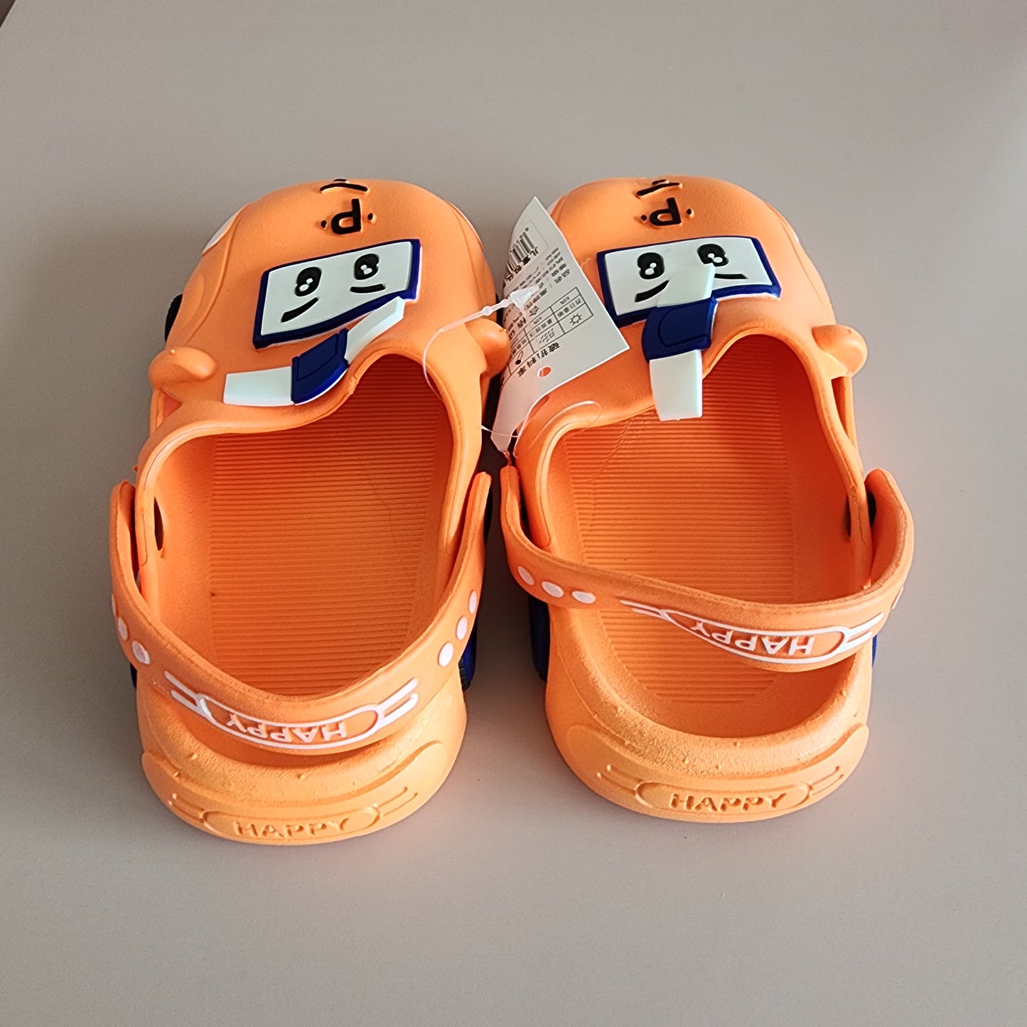 Car PVC Slippers [Orange]