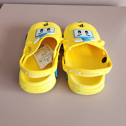 Car PVC Slippers [Yellow]