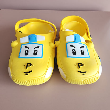 Car PVC Slippers [Yellow]