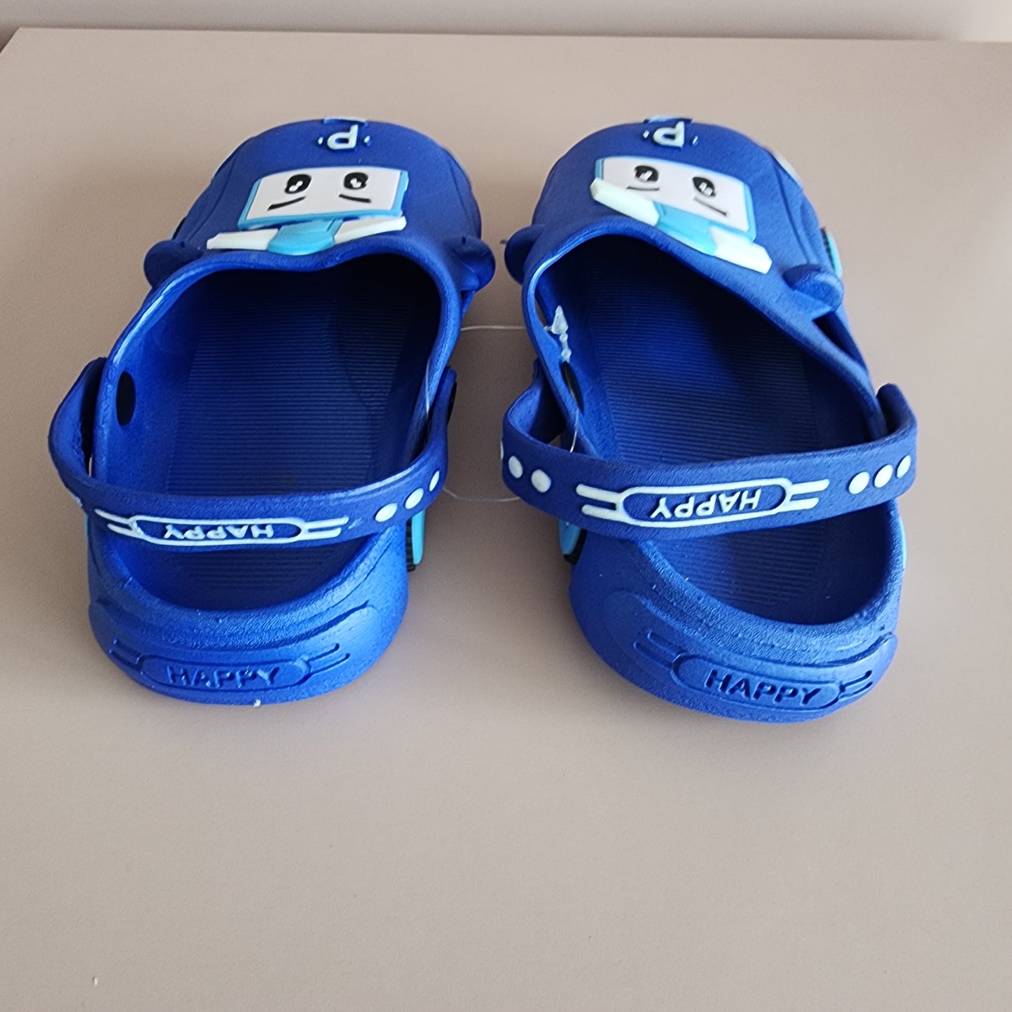 Car PVC Slippers [Blue]