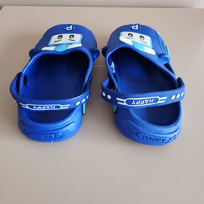 Car PVC Slippers [Blue]