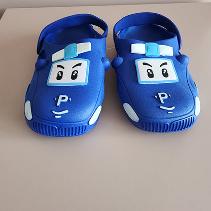 Car PVC Slippers [Blue]