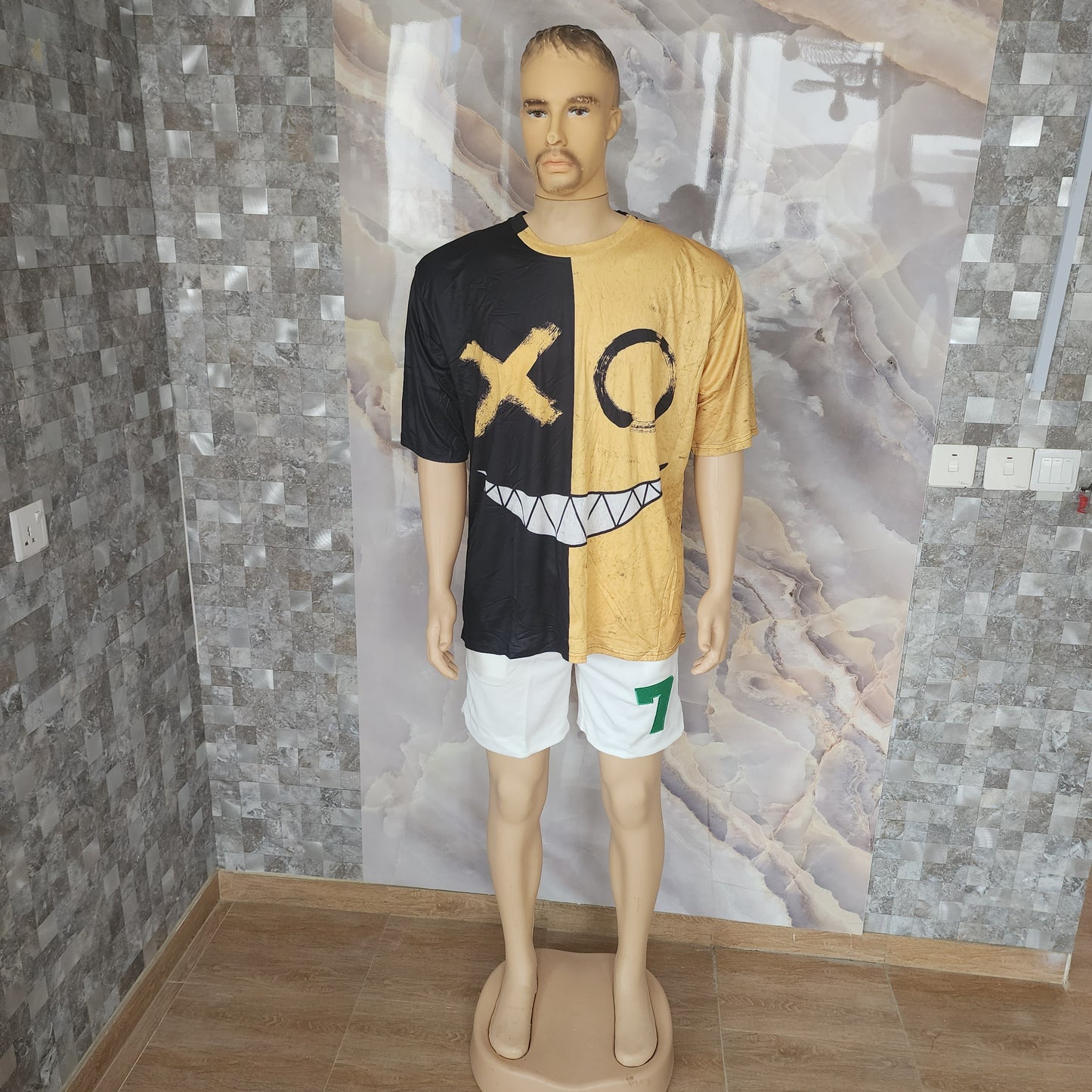 X face T-Shirt [Black/Yellow]