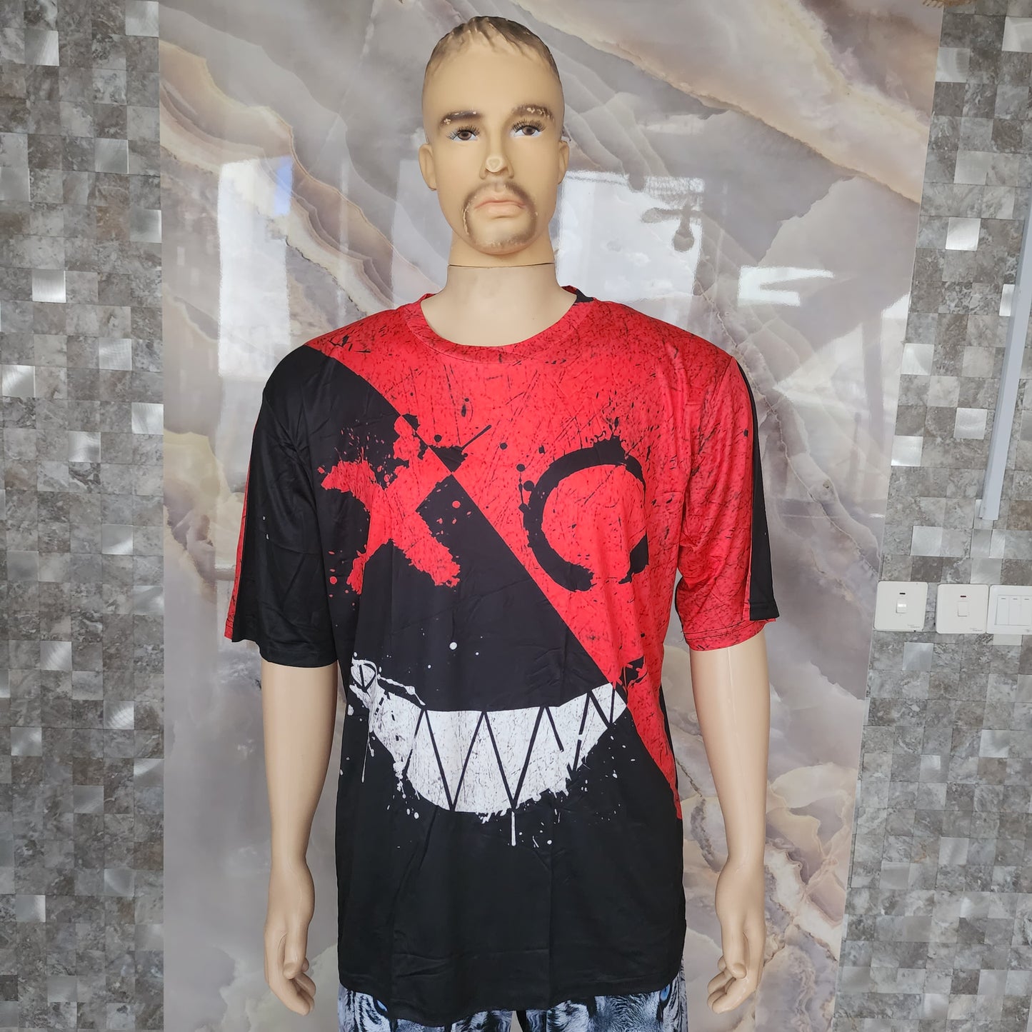 X face T-Shirt [Black/Red]