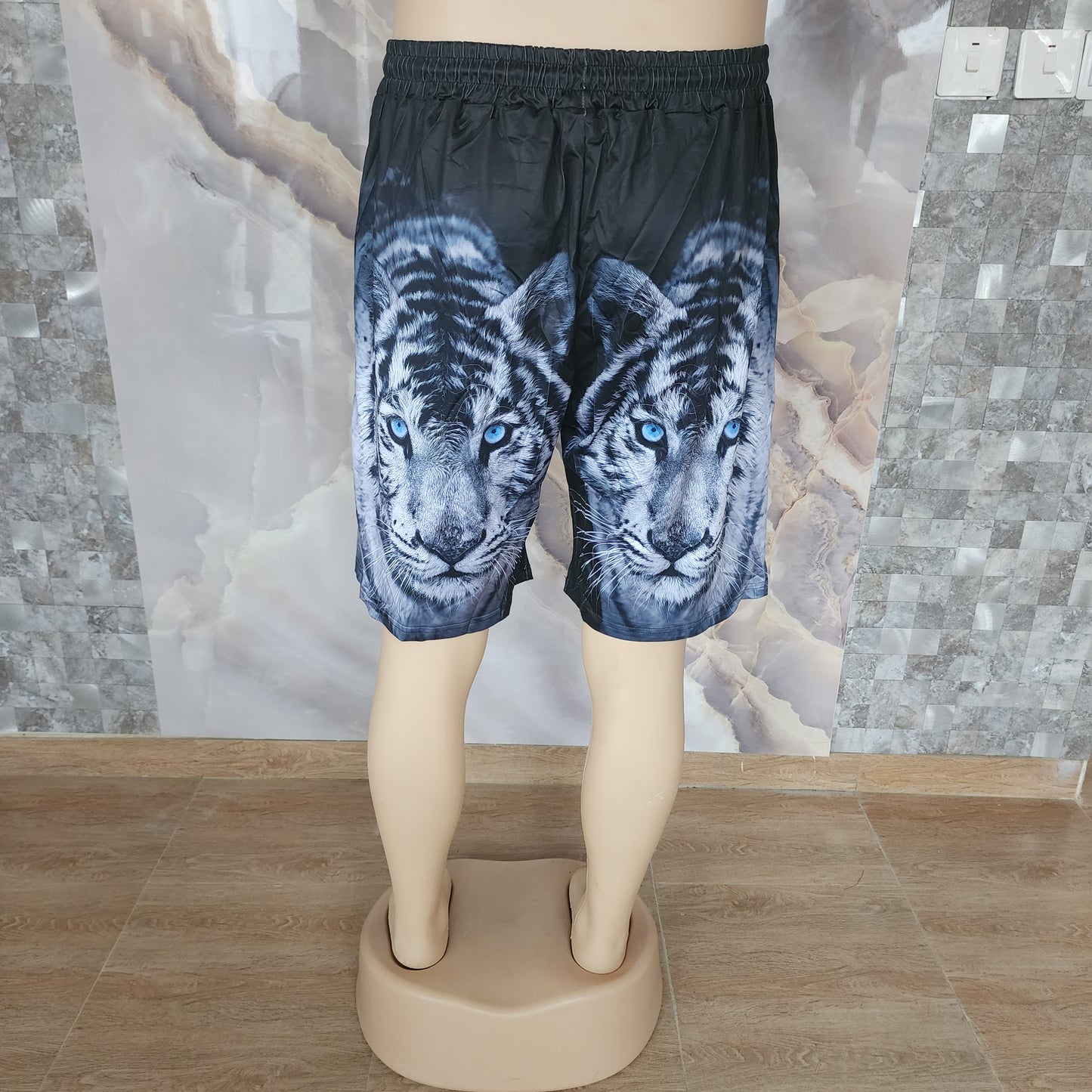 Ice Lion Shorts [Black/White]