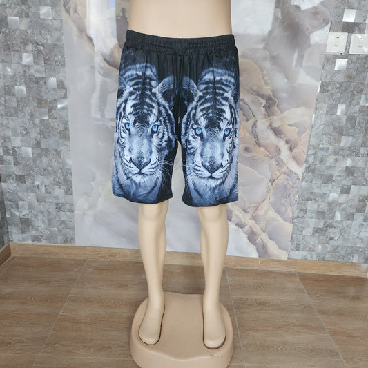 Ice Lion Shorts [Black/White]