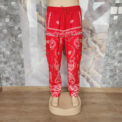 African Lion Cargo Trousers [Red]