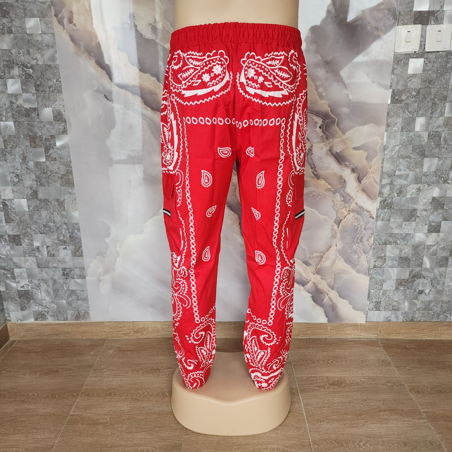 African Lion Cargo Trousers [Red]