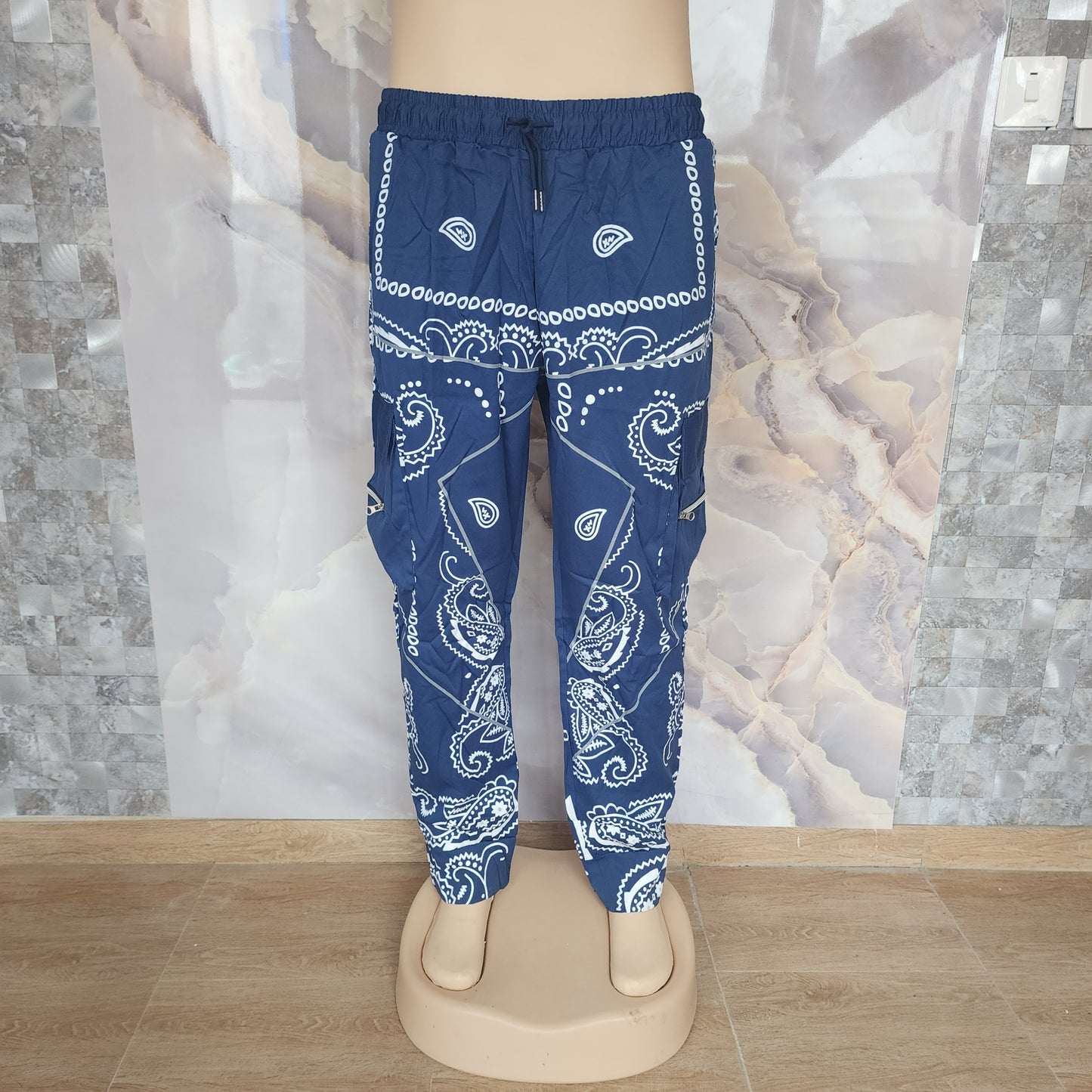 African Lion Cargo Trousers [Navy Blue]