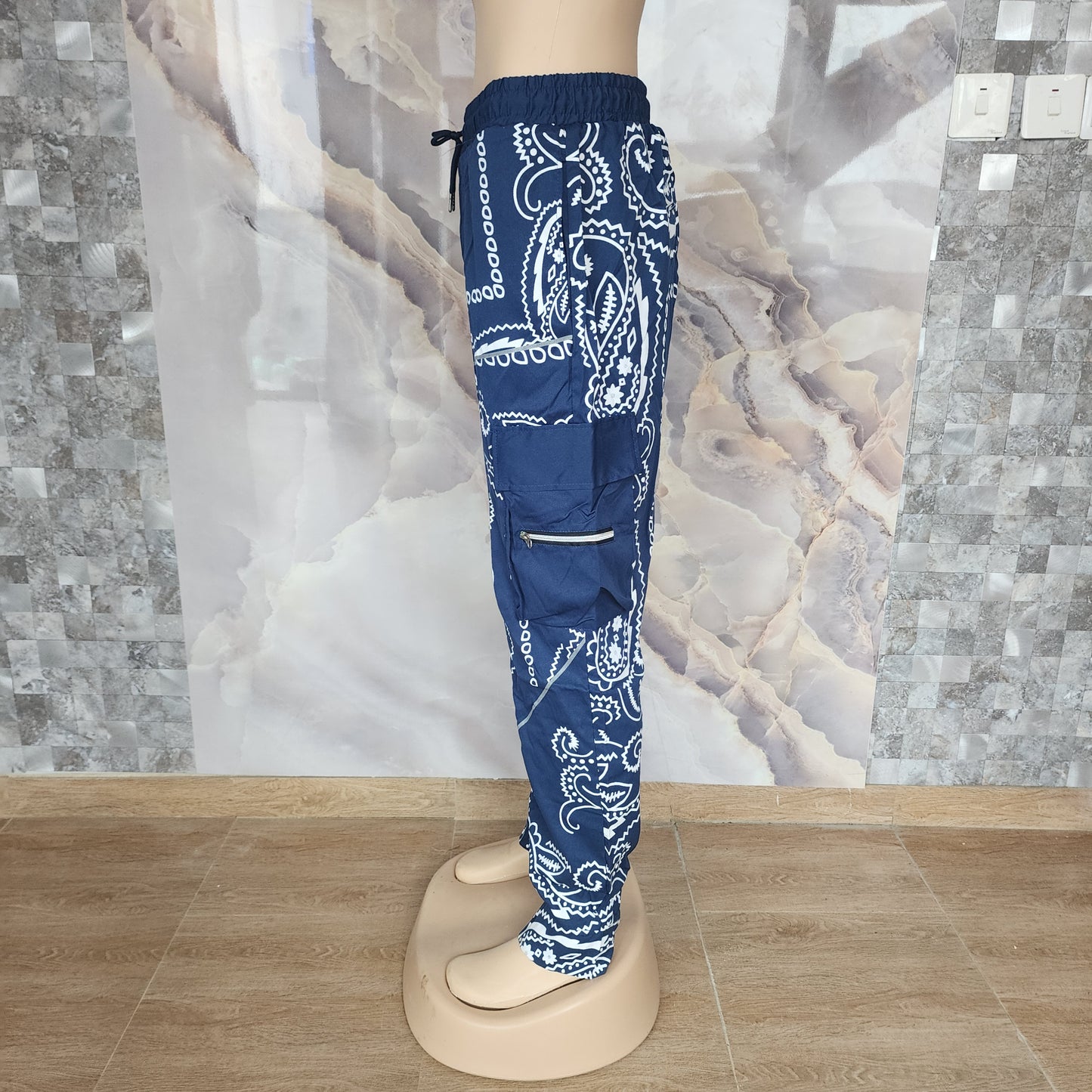 African Lion Cargo Trousers [Navy Blue]