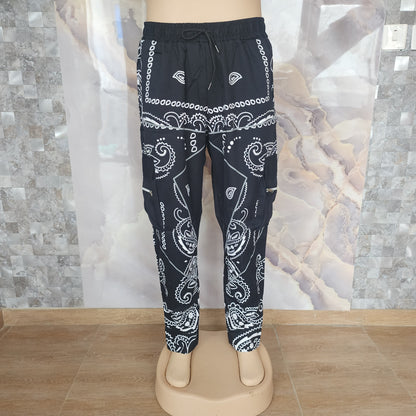 African Lion Cargo Trousers [Black]