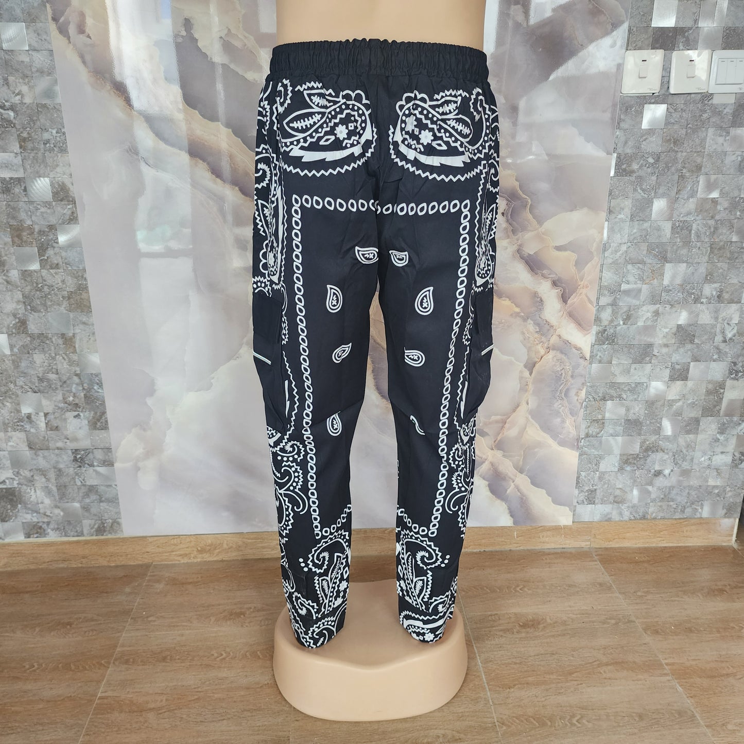 African Lion Cargo Trousers [Black]