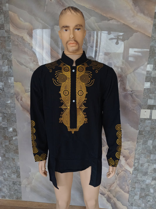 Mahraja Long Shirt [Black]