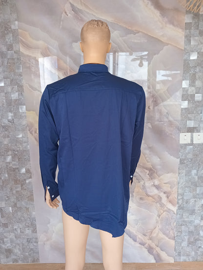 V Fancy Shirt [Navy Blue]