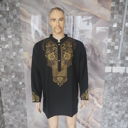 Mumbai Long Shirt [Black]