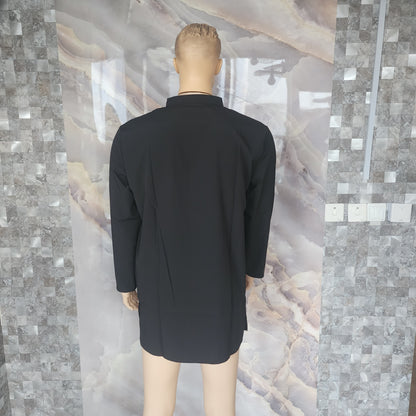 Mumbai Long Shirt [Black]