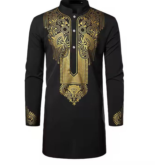 Mumbai Long Shirt [Black]