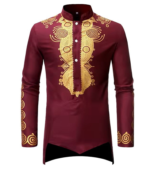 Mahraja Long Shirt [Wine]