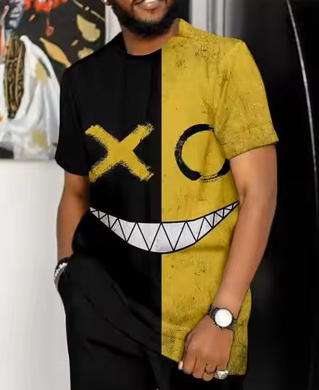 X face T-Shirt [Black/Yellow]