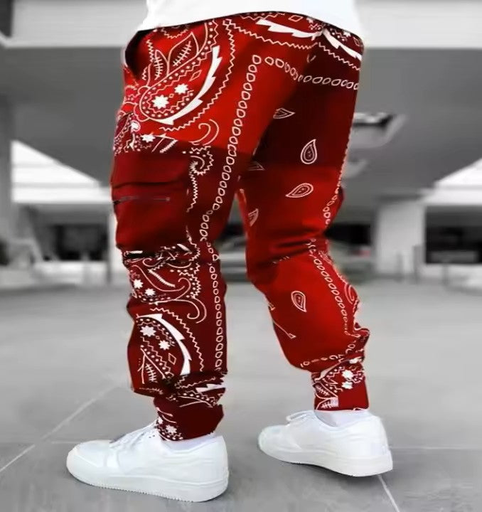 African Lion Cargo Trousers [Red]